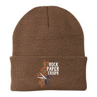 Rock Paper Crispr Dna Biologist Genetic Engineering Science Beanie | Artistshot