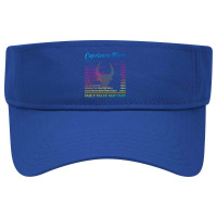 Capricorn Facts Birthday Zodiac Sign T Shirt Visor Hat | Artistshot