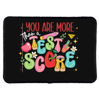 You Are More Than A Test Score Rectangle Patch | Artistshot