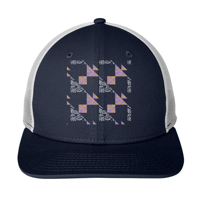 Nature Pattern T  Shirt Minimalist Leaf Line Art Illustration As A Sea Snapback Trucker Cap by ortizaiyana293 | Artistshot