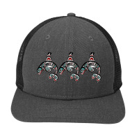 Orca Killer Whale Pacific Northwest Alaska Native American 3 Raglan Ba Snapback Trucker Cap | Artistshot