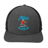 Sloth On Treadmill Miles Are My Meditation Treadmill Gym Snapback Trucker Cap | Artistshot