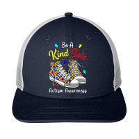 Be A Kind Sole Autism Awareness Rainbow Trendy Puzzle Shoes Snapback Trucker Cap | Artistshot