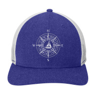 Nautical Sailing Sail Boat Captain Sailor Compass Sailing T Shirt Snapback Trucker Cap | Artistshot