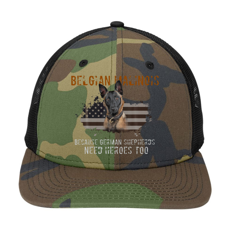 Belgian Malinois American Flag Funny Dog Gift Snapback Trucker Cap by nihisumba | Artistshot