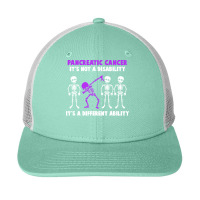 Pancreatic Cancer Awareness T  Shirt Pancreatic Cancer Awareness It's Snapback Trucker Cap | Artistshot