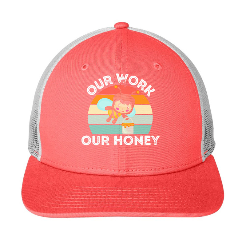 Bee Vegan T  Shirt Our Work Our Honey Bee Vegan Plantbased Funny Novel Snapback Trucker Cap | Artistshot