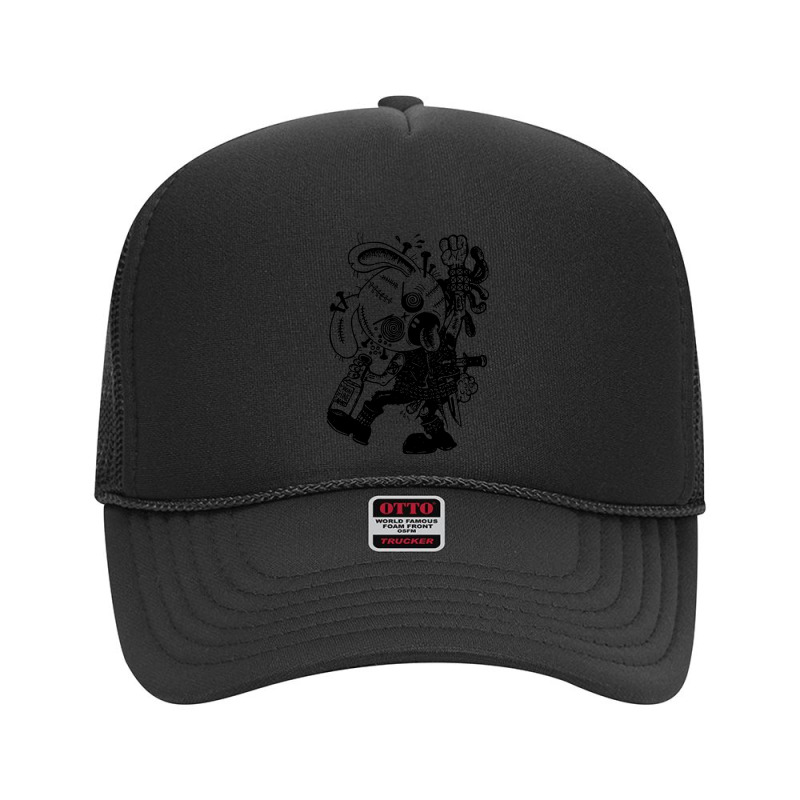 Rabid Rabbit Rampage Foam Trucker Hat by Autolike | Artistshot