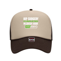 Hip Surgery Completed   Get Well Hip Replacement Recovery T Shirt Foam Trucker Hat | Artistshot