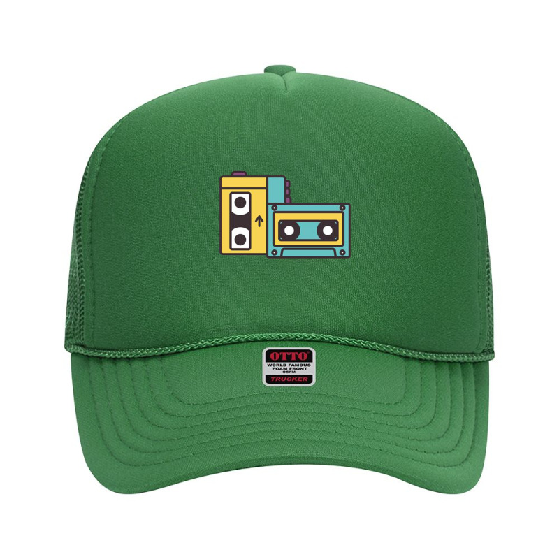 Walkman So Oldschool Foam Trucker Hat by sheawinney | Artistshot