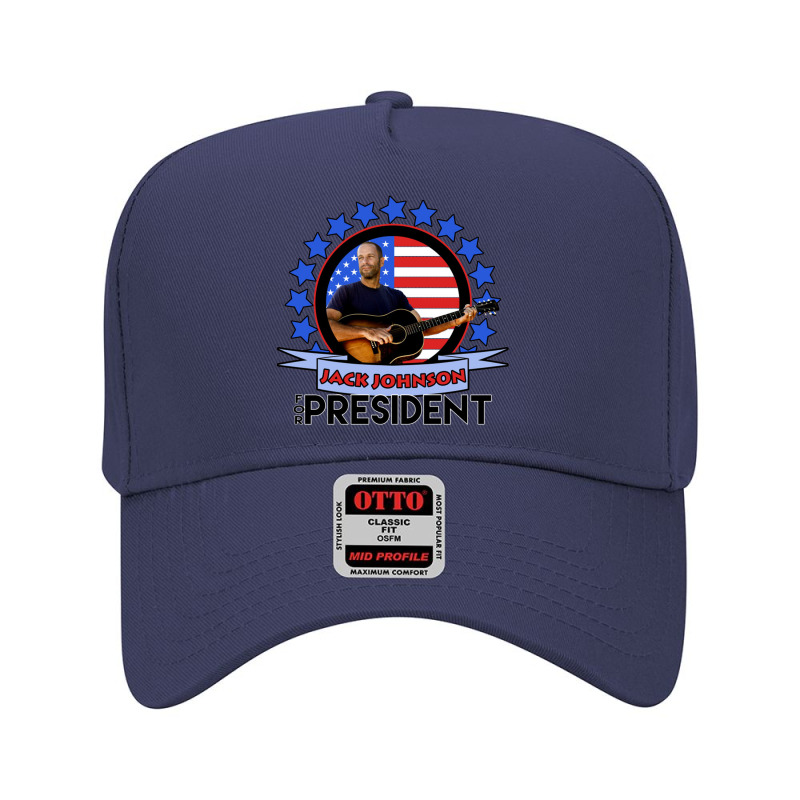 Jack Johnson For President 2020 Adjustable Baseball Cap by sabrinajohnie | Artistshot