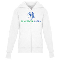 Benetton Rugby Youth Zipper Hoodie | Artistshot