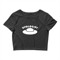 Ufologist Retro Vintage Sci Fi Crop Top | Artistshot