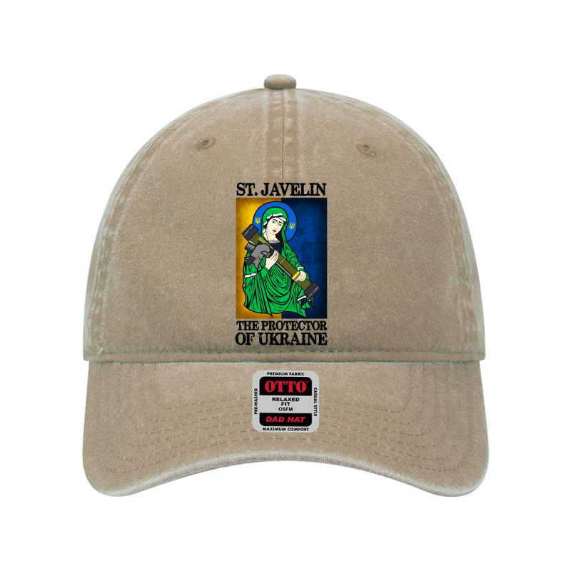 Saint Javelin Protector Of Support Dyed Cap | Artistshot