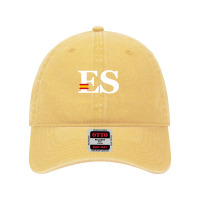 Spain Flag And Country Initials Dyed Cap | Artistshot