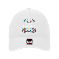 Im The Teacher Bunny Cute Easter Matching Family Rabbit T Shirt Dyed Cap | Artistshot