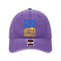 Russian Warship Go Fuck Yourself Dyed Cap | Artistshot