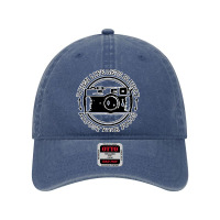 Photographer Vintage Camera Funny Dyed Cap | Artistshot