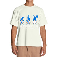 Gnome One Fights Alone Child Abuse Awareness Blue Ribbon Urban Heavy T-shirt | Artistshot