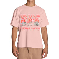 Gnome One Fights Alone Peach  Uterine Cancer Awareness Urban Heavy T-shirt | Artistshot