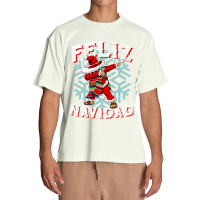 Feliz Navidad Dabbing Christmas Sombrero T Shirt Urban Heavy T-shirt | Artistshot