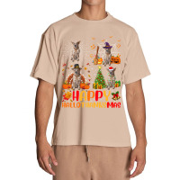 Halloween Christmas Australian Cattle Dog Hallothanksmas Urban Heavy T-shirt | Artistshot