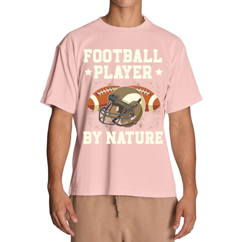 Football Player By Nature American Rugby Coach Gameday Sport Urban Heavy T-shirt by pester | Artistshot