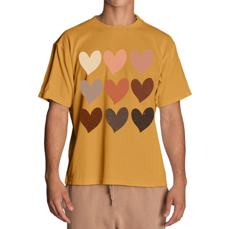 Diversity Hearts, Skin Tone Hearts Urban Heavy T-shirt | Artistshot