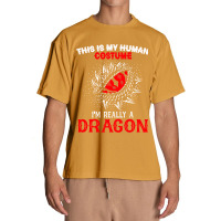 This Is My Human Costume Im Really A Dragon Halloween 376 Urban Heavy T-shirt | Artistshot