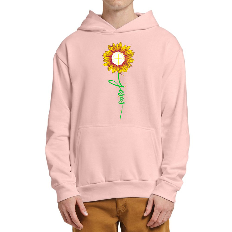 Womens Faith God Christian Religious Bible Church Jesus Sunflower Funn Urban Pullover Hoodie by Aria-Proctor | Artistshot