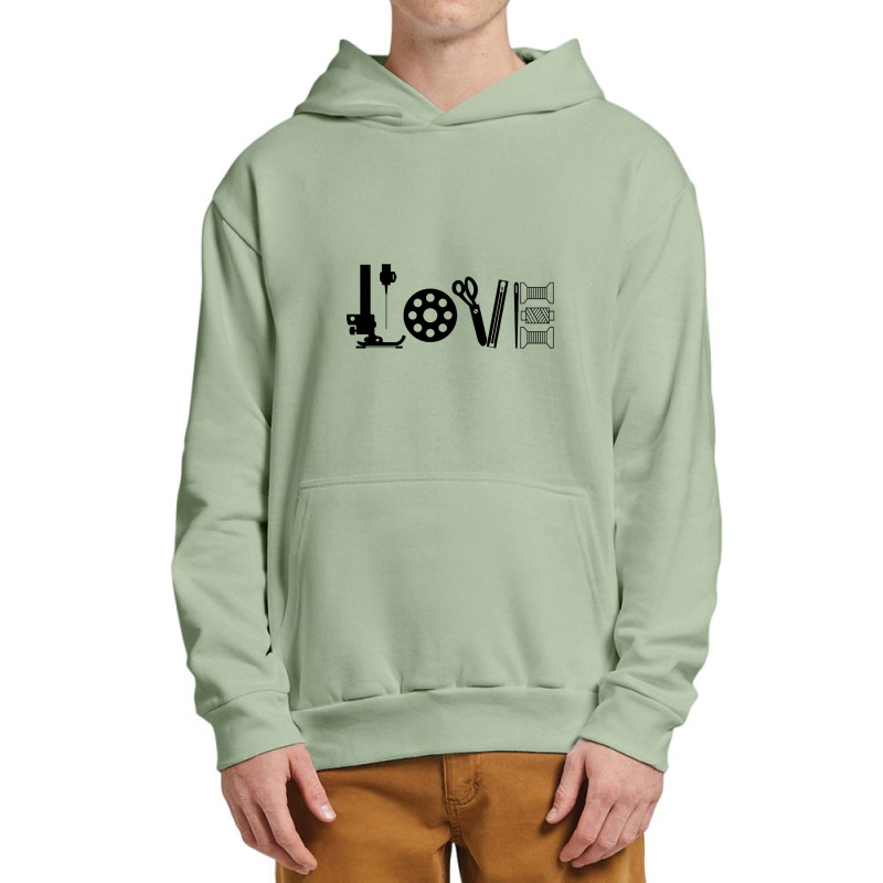 Love Sewing Quilting Tools Sewing Machine Quilters Urban Pullover Hoodie | Artistshot