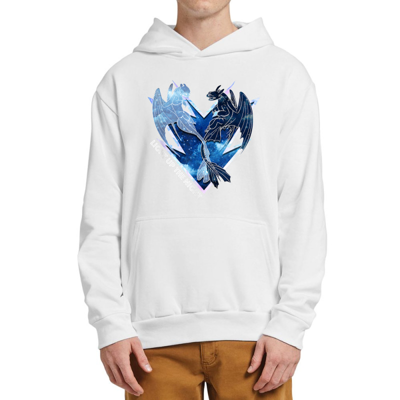 How To Train Your Dragon 3 Hidden World Light Up The Night Mens Best Urban Pullover Hoodie by HailieDesign | Artistshot