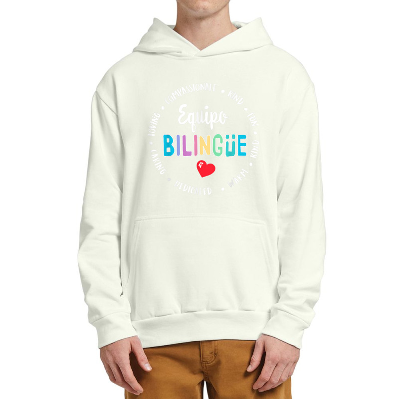 Equipo Bilingue Spanish Bilingual Team Squad Back To School Urban Pullover Hoodie by NathanielDesign | Artistshot