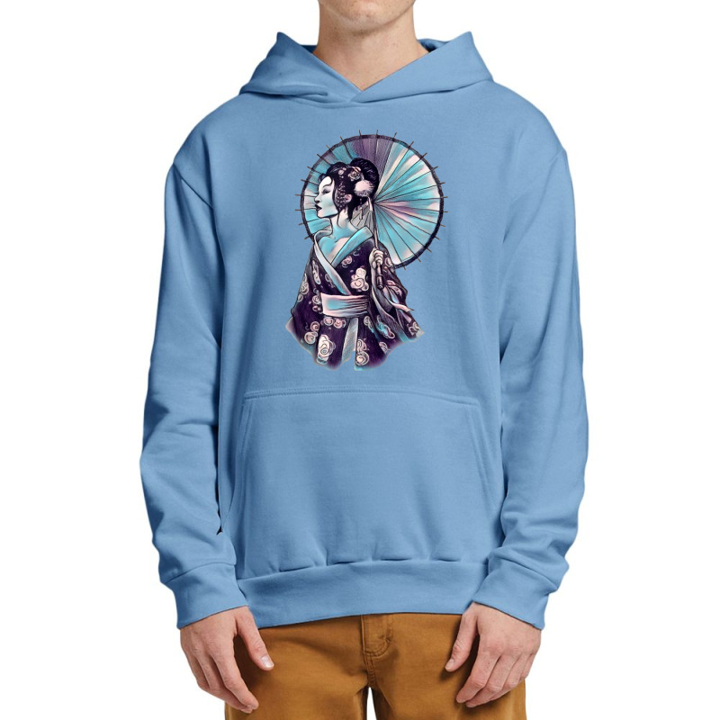 Japanese Geisha Parasol Pretty Tattoo Art Samurai Women Men Urban Pullover Hoodie by HailieDesign | Artistshot