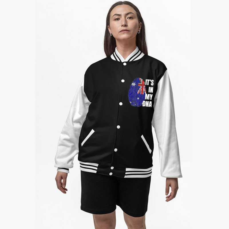 Australian Flag Dna Fingerprint Australia Premium T Shirt Bomber Jacket | Artistshot