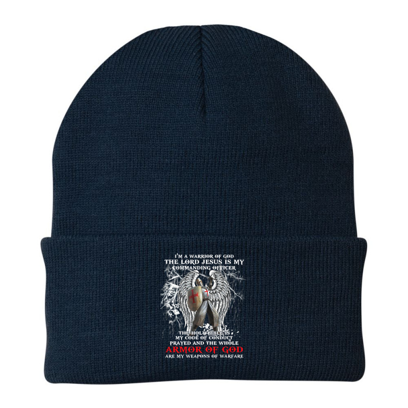 Jesus Christ Christian Im A Warrior Of God The Lord Jesus Is My Comman Beanie | Artistshot