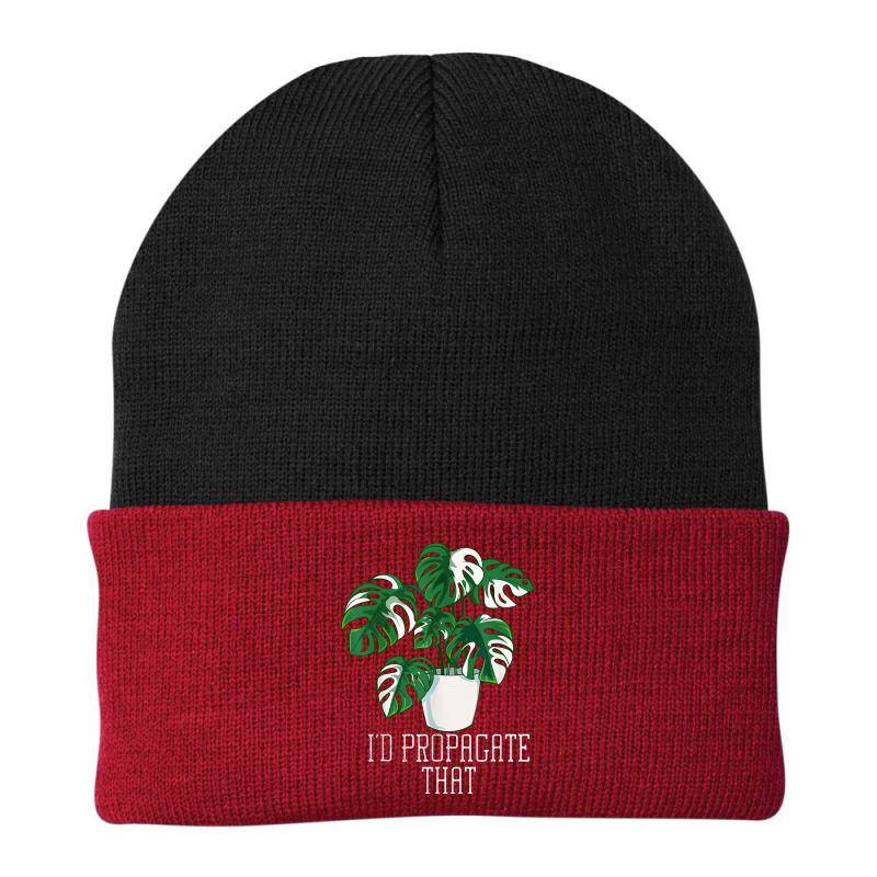 I'd Propagate That Funny Crazy Plant Lady Monstera Deliciosa T Shirt Beanie by lelalucin | Artistshot