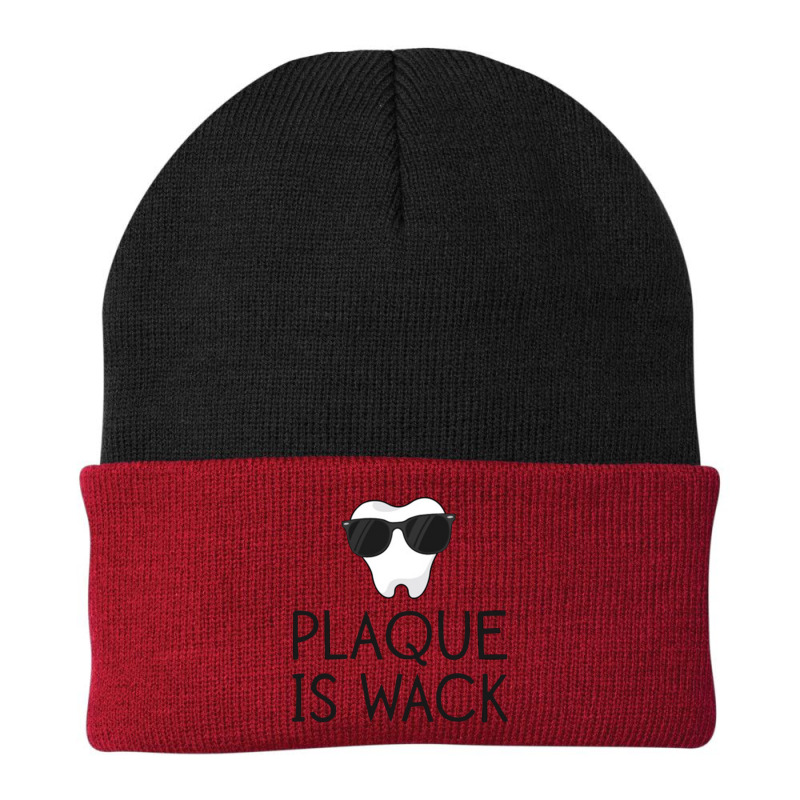 Plaque Is Wack Funny Dentist Gift Women Dental Hygienist Beanie | Artistshot