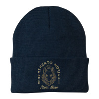 Auribus Teneo Lupum Memento Mori Amor Fati Wolf Graphic T Shirt Beanie | Artistshot