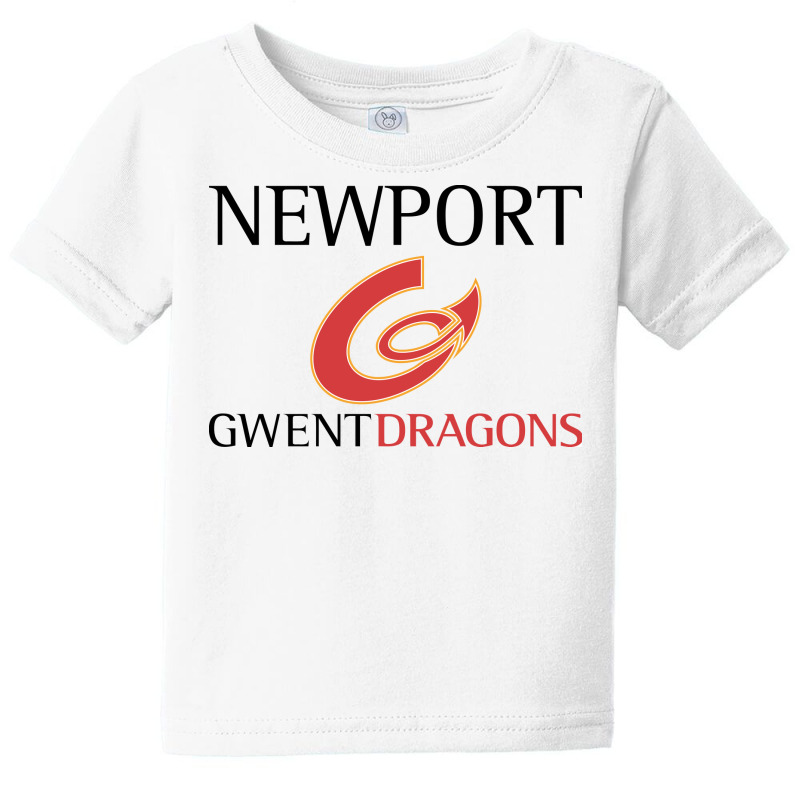 Newport Gwent Dragons Baby Tee by SomArt | Artistshot