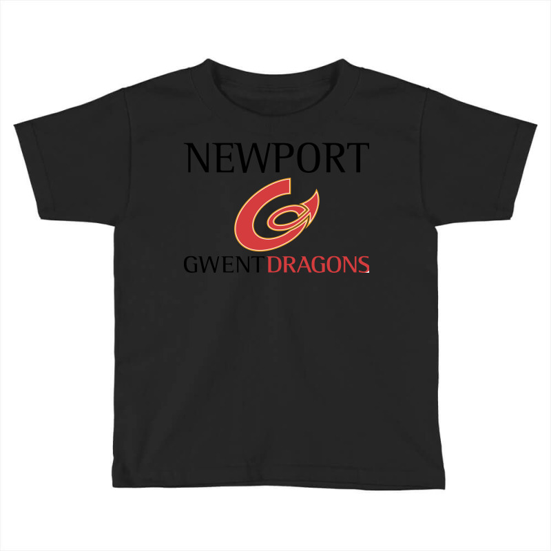 Newport Gwent Dragons Toddler T-shirt by SomArt | Artistshot