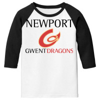 Newport Gwent Dragons Youth 3/4 Sleeve | Artistshot