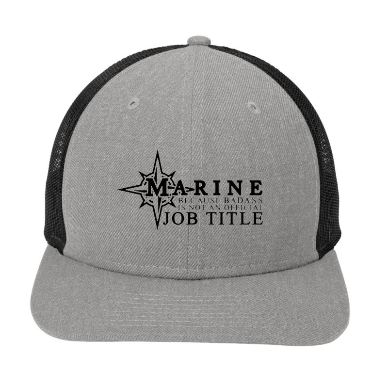 Marine Snapback Trucker Cap by barbarkah | Artistshot