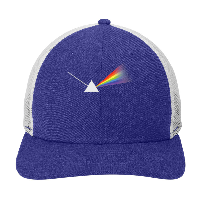 Triangle Shape With White Ray Of Light Rainbow Colors Design Premium T Snapback Trucker Cap by jermonmccline | Artistshot