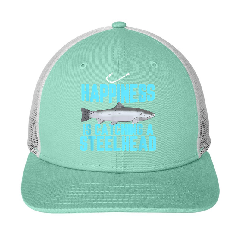 Funny Steelhead Trout Saltwater Freshwater Fishing Gift Idea T Shirt Snapback Trucker Cap by holly434 | Artistshot