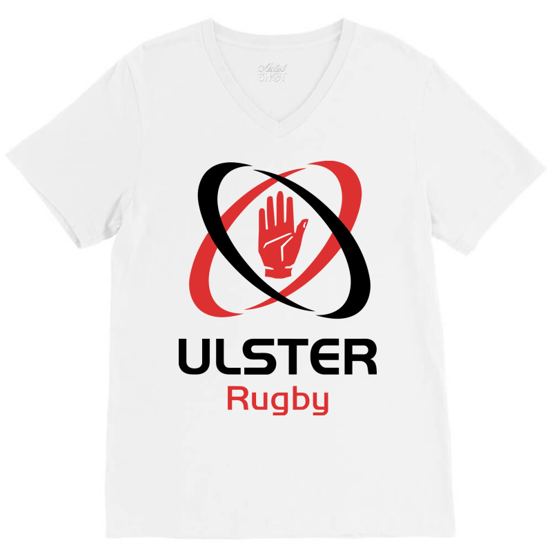 Ulster Rugby V-Neck Tee by SomArt | Artistshot