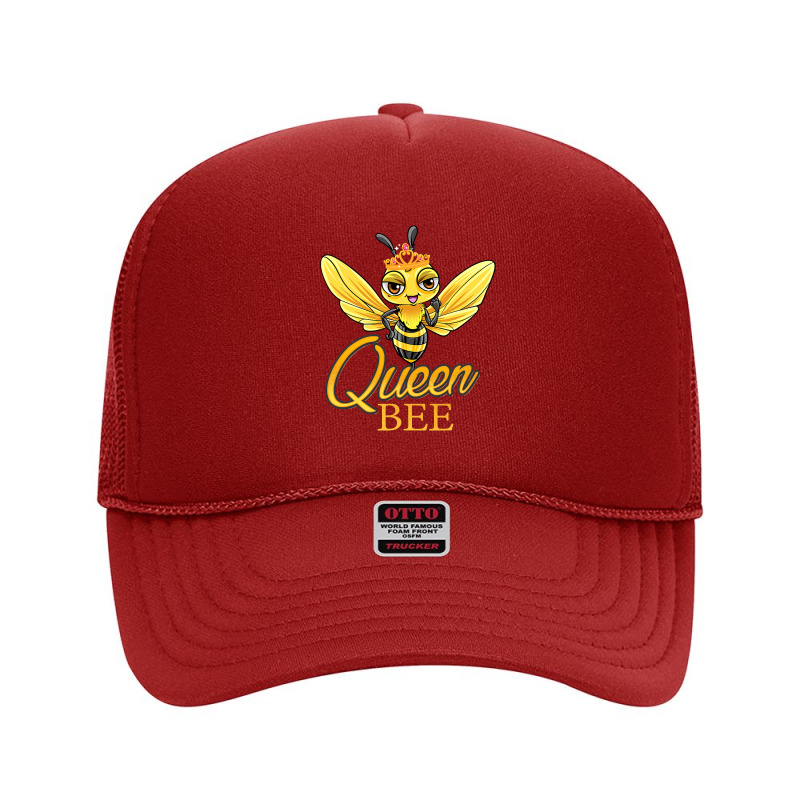 Bee Beekeeper Queen Bee Crown Women Girls Honey Bee Hive Beekeeping 92 Foam Trucker Hat | Artistshot