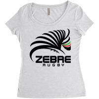 Zebre Rugby Women's Triblend Scoop T-shirt | Artistshot