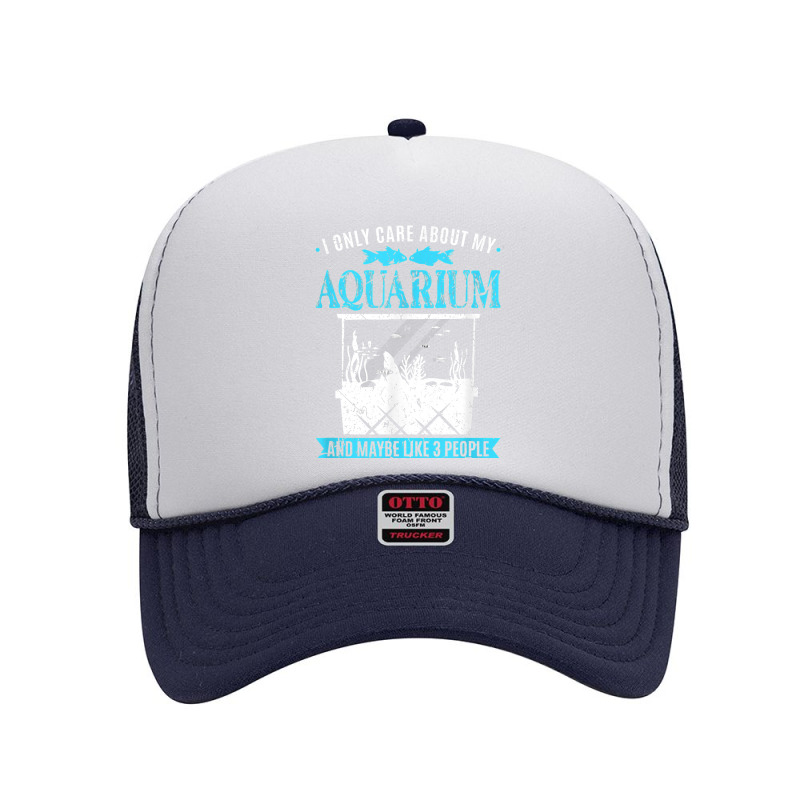 Reef Tank Fishkeeping Saltwater Aquarium T Shirt Foam Trucker Hat by AakritiRosek1997 | Artistshot