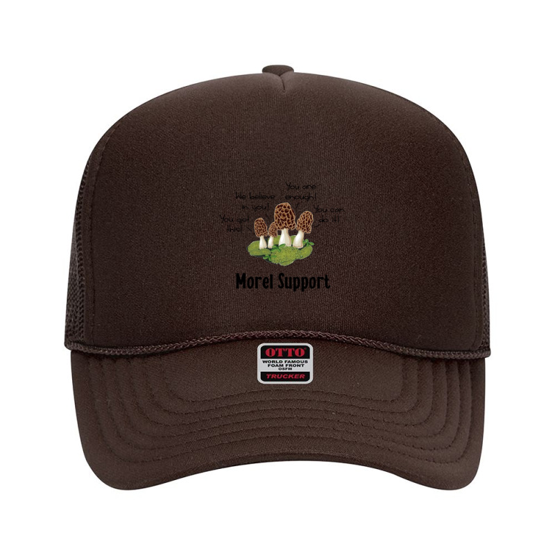 Morel Mushroom Moral Support Foam Trucker Hat by dhini ramadani | Artistshot